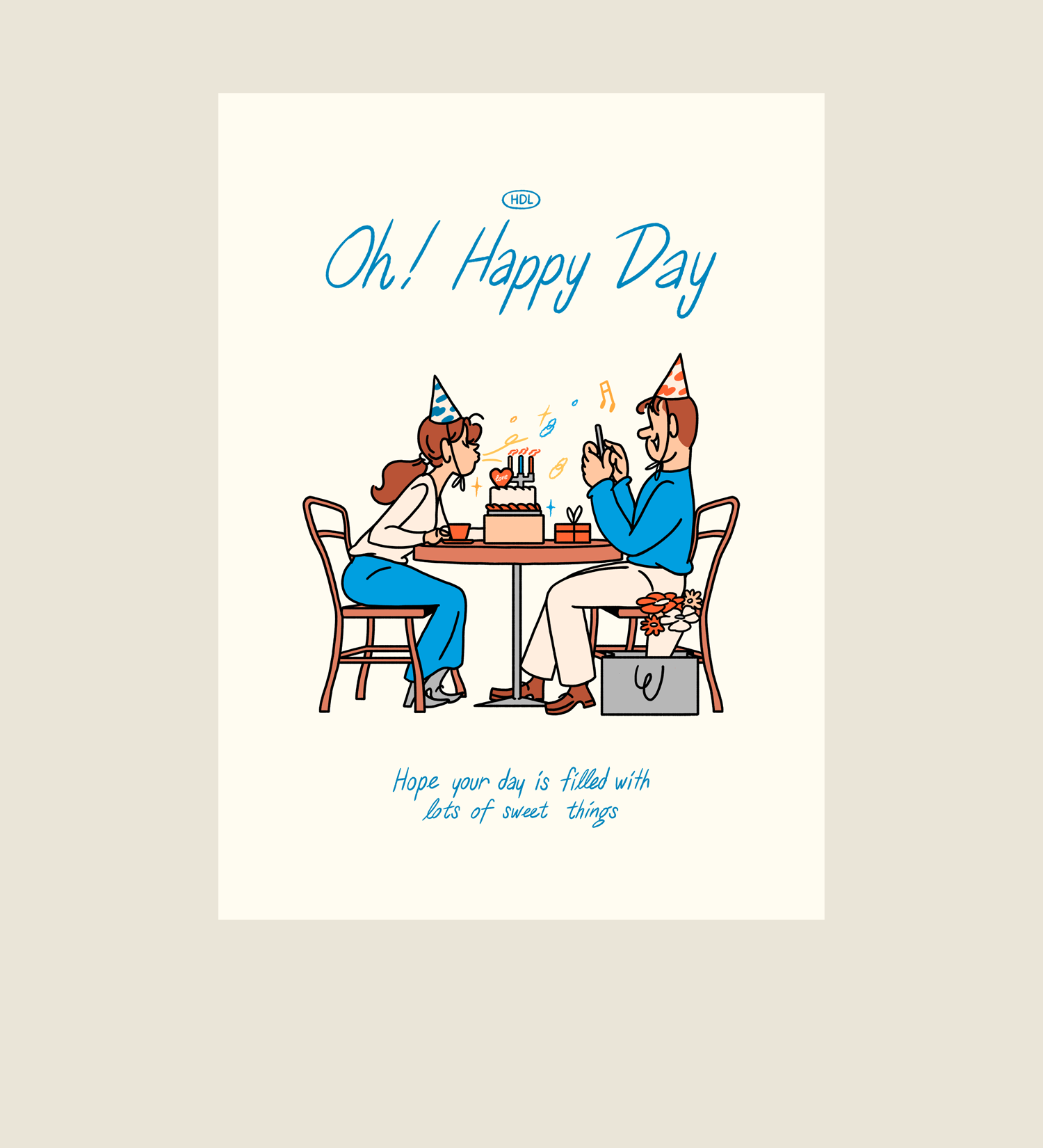 [POSTCARD] Oh! Happy Day