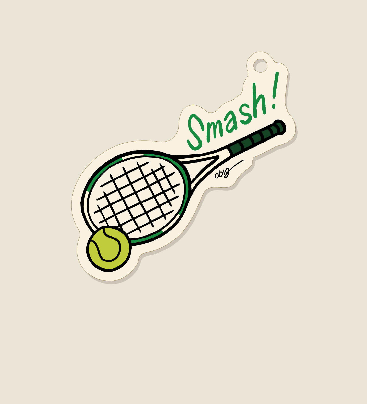 [KEYRING] Tennis - Smash
