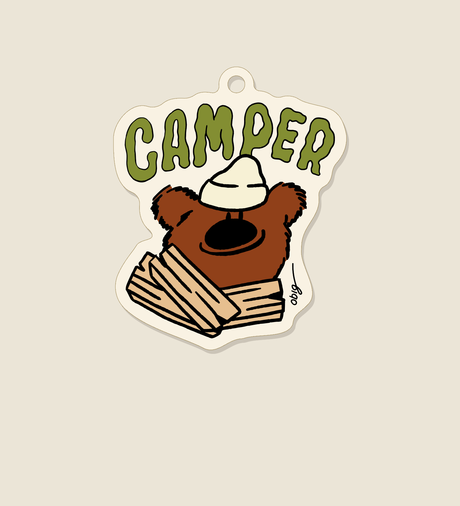 [KEYRING] Camp Bear