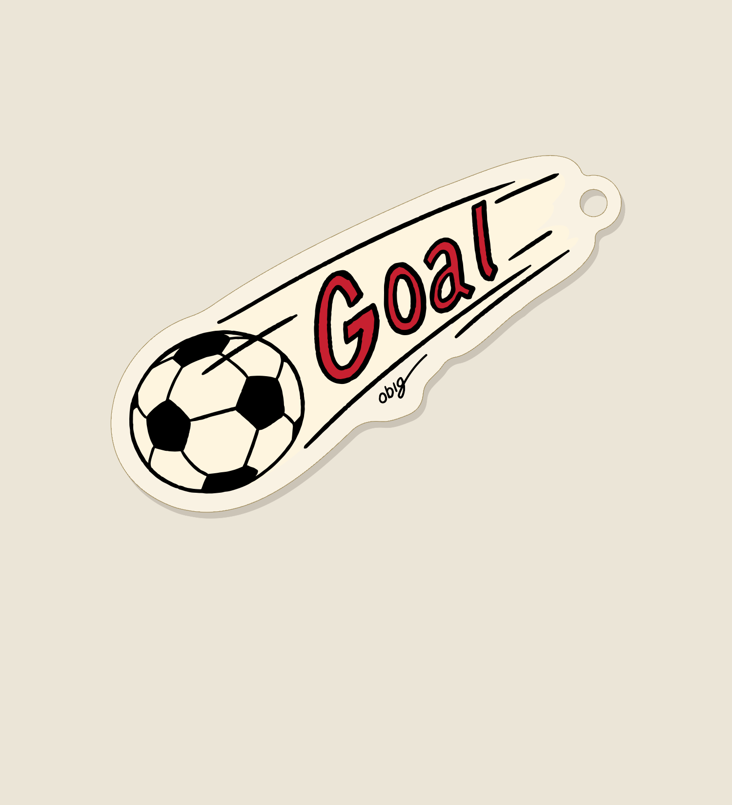 [KEYRING] FB Club - Goal